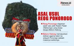 Infografis Asal Usul  Reog Ponorogo