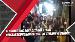 Video Pria di Jakbar Acungkah Celurit ke Temannya Sendiri saat Ditagih Utang