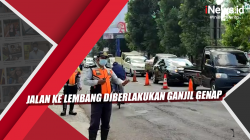 Video Jalan ke Lembang Diberlakukan Ganjil Genap