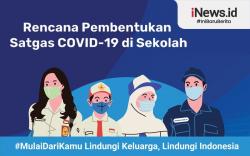 Infografis Rencana Pembentukan Satgas Covid-19 di Sekolah