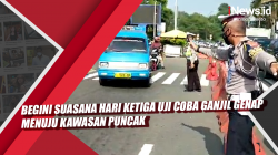 Video Begini Suasana Hari Ketiga Uji Coba Ganjil Genap Menuju Kawasan Puncak