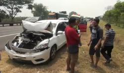 5 Minibus Terlibat Kecelakaan Beruntun di Tol Surabaya-Malang, Lalu Lintas Lumpuh 