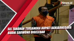 Video Sel Tahanan Tersangka Bupati Banjarnegara Budhi Sarwono Digeledah