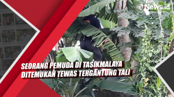 Video Seorang Pemuda di Tasikmalaya Ditemukan Tewas Tergantung Tali