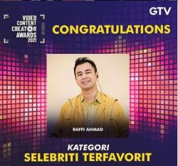 Menang Nominasi Selebriti Favorit, Raffi Ahmad Ajak Content Creator Maju Kolaborasi