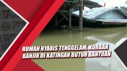 Video Korban Banjir di Katingan Butuh Bantuan, Rumah Nyaris Tenggelam