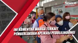 Video Komentar Warga terkait Pemberlakuan Aplikasi PeduliLindungi di Stasiun Depok