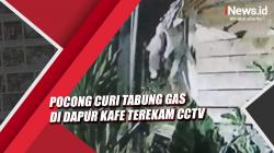 Video Pocong Curi Tabung Gas di Kafe Kota Tanjungbalai Terekam CCTV