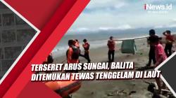 Video Balita Ditemukan Tewas Tenggelam di Laut usai Terseret Arus Sungai Saddang