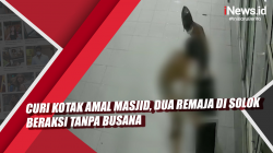 Video Curi Kotak Amal Masjid, Dua Remaja di Solok Beraksi Tanpa Busana<
