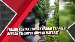 Video Terjadi Kontak Tembak Aparat TNI-Polri dengan Kelompok KNPB di Maybrat