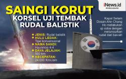 Infografis Saingi Korut, Korsel Sukses Uji Tembak Rudal Balistik dari Kapal Selam
