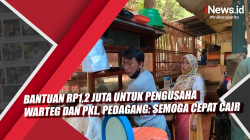 Video Bantuan Rp1,2 Juta untuk Pengusaha Warteg dan PKL, Pedagang: Semoga Cepat Cair