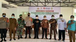 Santri Ponpes Antusias, Capaian Vaksinasi Merdeka Polres Enrekang Melebihi Target