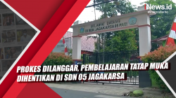 Video Prokes Dilanggar, Pembelajaran Tatap Muka Dihentikan di SDN 05 Jagakarsa