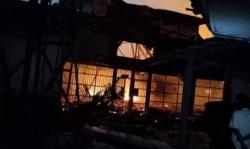 Beredar Foto Kebakaran Lapas Tangerang, Kamar Napi Ludes Terbakar<