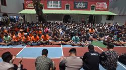 Ratusan Napi Gelar Doa Bersama untuk Korban Kebakaran Lapas Tangerang