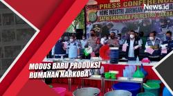 Video Modus Baru Produksi Rumahan Narkoba, Polisi Amankan 4,5 Gram Paket Sabu