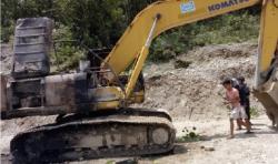 KKB Bakar Alat Berat di Pegunungan Bintang, Karyawan Tak Berani Bekerja