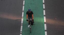 Bike to Work, Pesepeda Uji Coba Lewati Jalan Sudirman-Thamrin