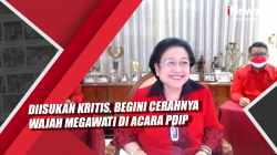 Video Diisukan Kritis, Begini Cerahnya Wajah Megawati di Acara PDIP<