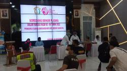 Puluhan Personel Polrestabes Bandung Penyintas Covid-19 Donorkan Plasma Konvalesen