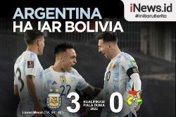 Infografis Argentina Hajar Bolivia di Kualifikasi Piala Dunia 2022