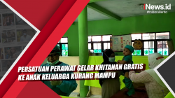 Video Persatuan Perawat Gelar Khitanan Gratis ke Anak Keluarga Kurang Mampu