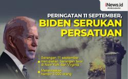 Infografis Joe Biden Serukan Persatuan Amerika dalam Peringatan Serangan 11 September