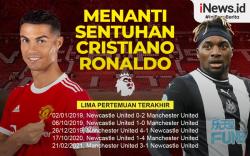 Infografis MU Vs Newcastle United, Menanti Sentuhan Cristiano Ronaldo
