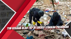 Video Tim Gegana Olah TKP di Lokasi Ledakan Pasuruan