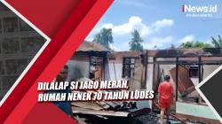 Video Rumah Nenek 70 Tahun di Labuhanbatu Ludes Terbakar