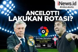 Infografis Prediksi Real Madrid Vs Celta Vigo
