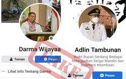 Muncul Akun Facebook Palsu Bupati dan Wabup Serdang Bedagai 