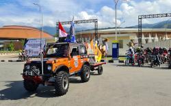 Semarakkan PON XX, IMI Kabupaten Jayapura Gelar Touring untuk Dongkrak Pariwisata