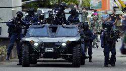Denjaka dan Marinir TNI AL Bergabung Bebaskan Sandera di Kantor Gubernur Lampung