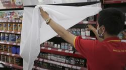 Begini Tampilan Minimarket DKI Jakarta yang Tutup Etalase Rokok 