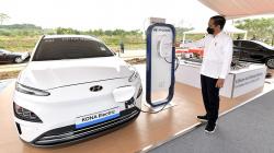 Presiden Jokowi Resmikan Pembangunan Pabrik Baterai Mobil Listrik