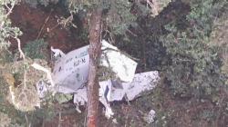 Penampakan dari Udara Puing Pesawat Rimbun Air di Pergunungan Papua