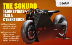 Infografis Penampakan Motor Listrik Tesla The Sokudo