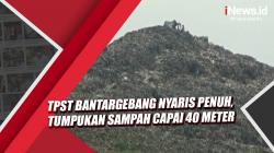 Video TPST Bantargebang Nyaris Penuh, Tumpukan Sampah Capai 40 Meter