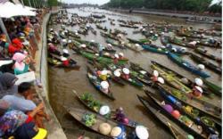 Palembang Berencana Bangun Pasar Terapung di Bawah Jembatan Musi 2 <