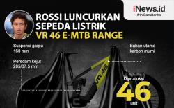 Infografis Valentino Rossi Luncurkan Sepeda Listrik Edisi Terbatas Hanya 46 Unit di Dunia
