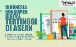 Infografis Konsumen Digital ASEAN Bertambah 70 Juta Orang Selama Pandemi, RI Tertinggi