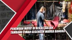 Video Penemuan Mayat di Bekas Galian Tambang Timah Gegerkan Warga Bangka