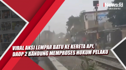 Video Viral, Aksi Lempar Batu ke Kereta Api, Daop 2 Bandung Memproses Hukum Pelaku