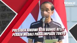 Video Presiden Jokowi Beri Bonus Atlet Peraih Medali Paralimpiade Tokyo 2020