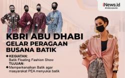 Infografis KBRI Abu Dhabi Gelar Peragaan Busana Batik