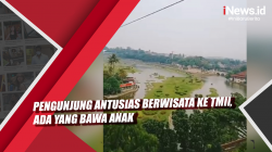 Video Pengunjung Antusias Berwisata ke TMII, Ada yang Bawa Anak