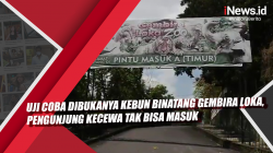 Video Uji Coba Dibukanya Kebun Binatang Gembira Loka, Pengunjung Kecewa Tak Bisa Masuk
